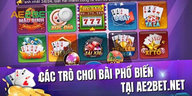 Các trò chơi bài phổ biến trên SV088